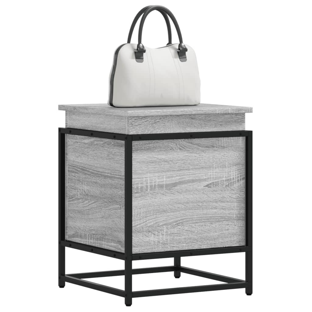 Aufbewahrungsbox Mit Deckel 100X40X51,5 Cm Grau Sonoma