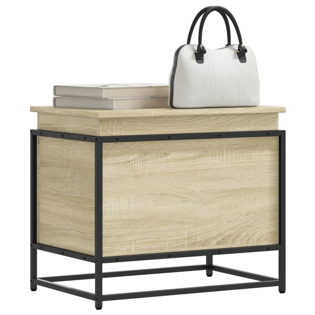 Aufbewahrungsbox Mit Deckel Sonoma 100X40X51,5 Cm Holzwerkstoff Sonoma Eiche