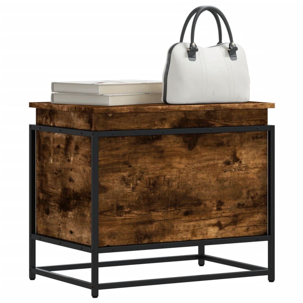 Aufbewahrungsbox Mit Deckel 100X40X51,5 Cm Räuchereiche