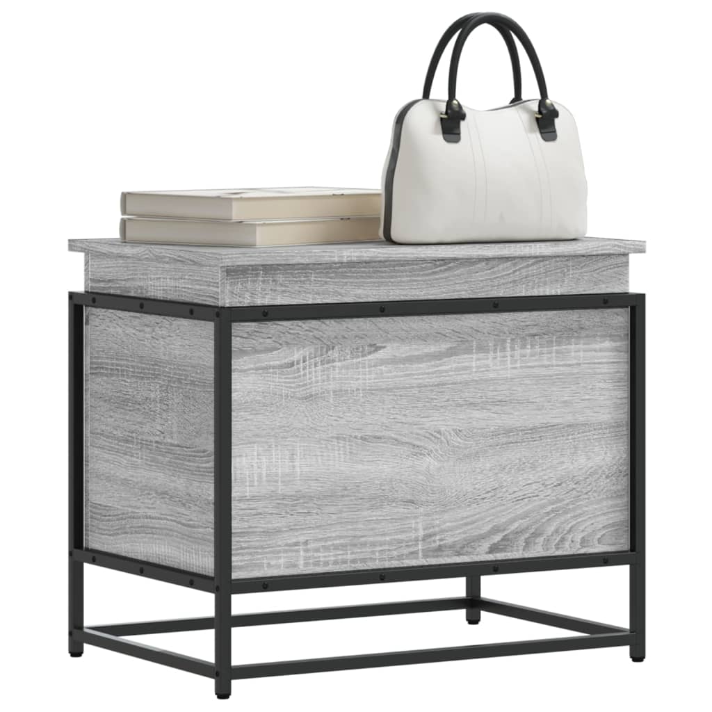 Aufbewahrungsbox Mit Deckel 100X40X51,5 Cm Grau Sonoma