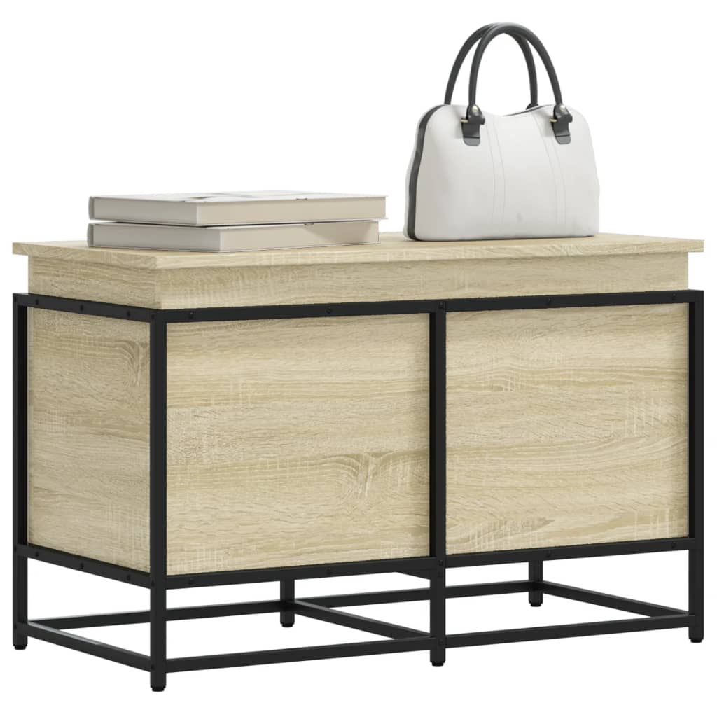 Aufbewahrungsbox Mit Deckel Sonoma 100X40X51,5 Cm Holzwerkstoff Sonoma Eiche