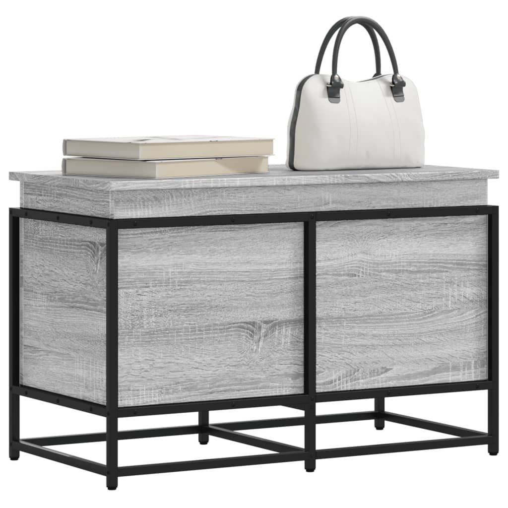 Aufbewahrungsbox Mit Deckel 100X40X51,5 Cm Grau Sonoma