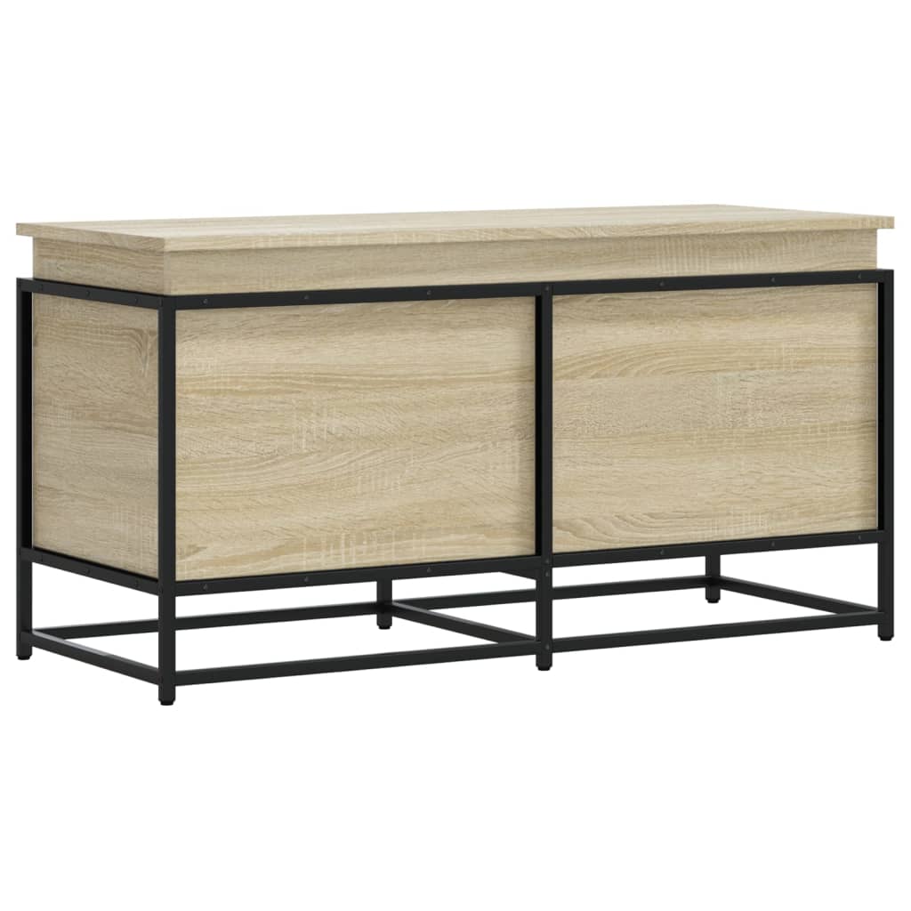 Aufbewahrungsbox Mit Deckel Sonoma 100X40X51,5 Cm Holzwerkstoff Sonoma Eiche
