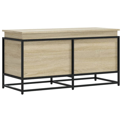 Aufbewahrungsbox Mit Deckel Sonoma 100X40X51,5 Cm Holzwerkstoff Sonoma Eiche
