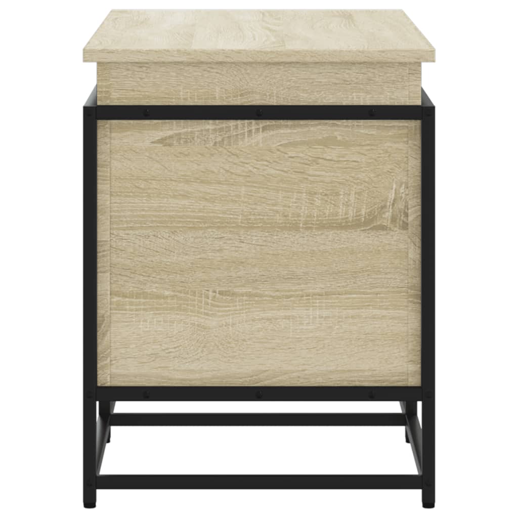 Aufbewahrungsbox Mit Deckel Sonoma 100X40X51,5 Cm Holzwerkstoff Sonoma Eiche