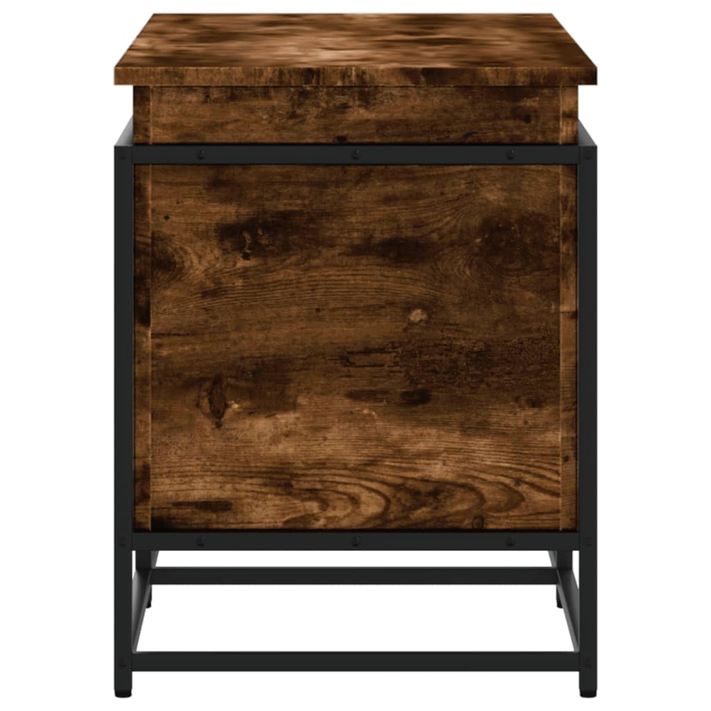 Aufbewahrungsbox Mit Deckel 100X40X51,5 Cm Räuchereiche