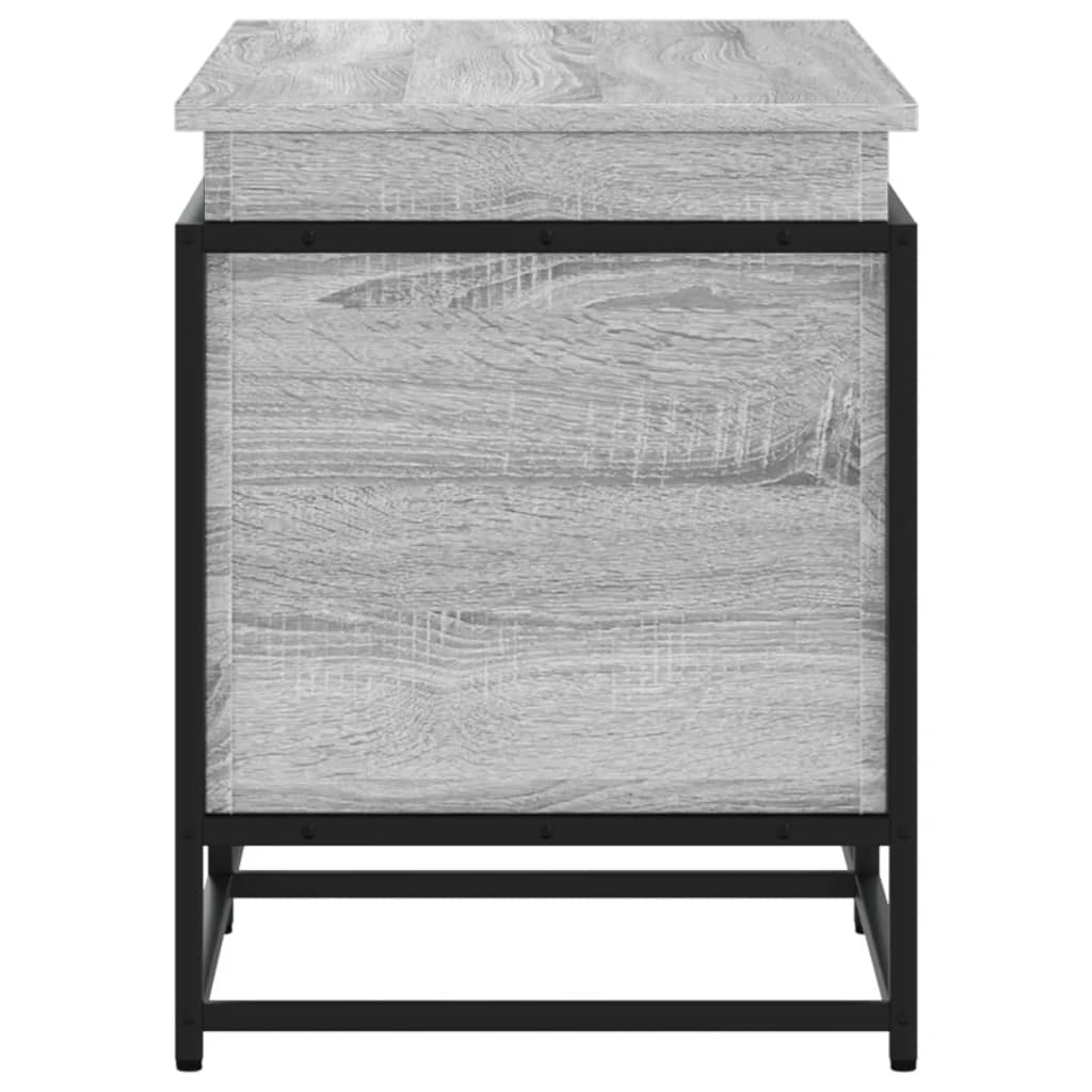 Aufbewahrungsbox Mit Deckel 100X40X51,5 Cm Grau Sonoma
