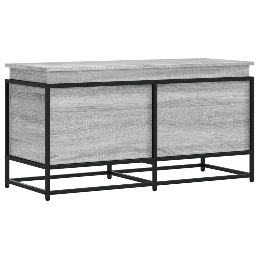 Aufbewahrungsbox Mit Deckel 100X40X51,5 Cm Grau Sonoma