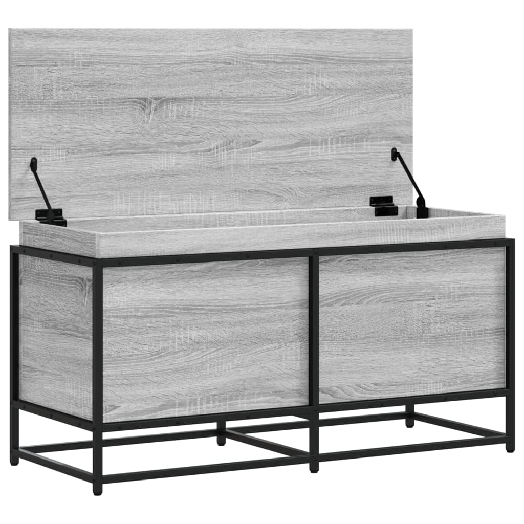 Aufbewahrungsbox Mit Deckel 100X40X51,5 Cm Grau Sonoma