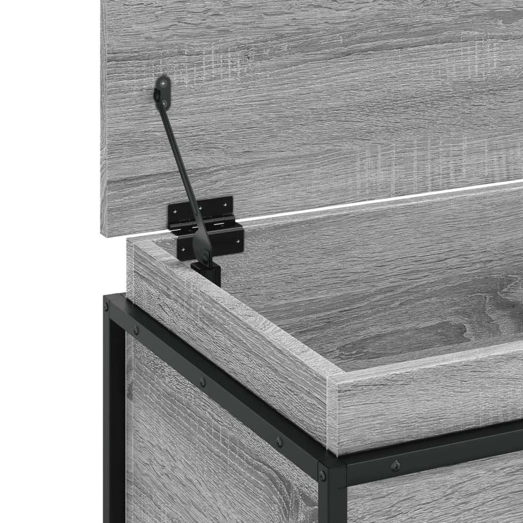 Aufbewahrungsbox Mit Deckel 100X40X51,5 Cm Grau Sonoma