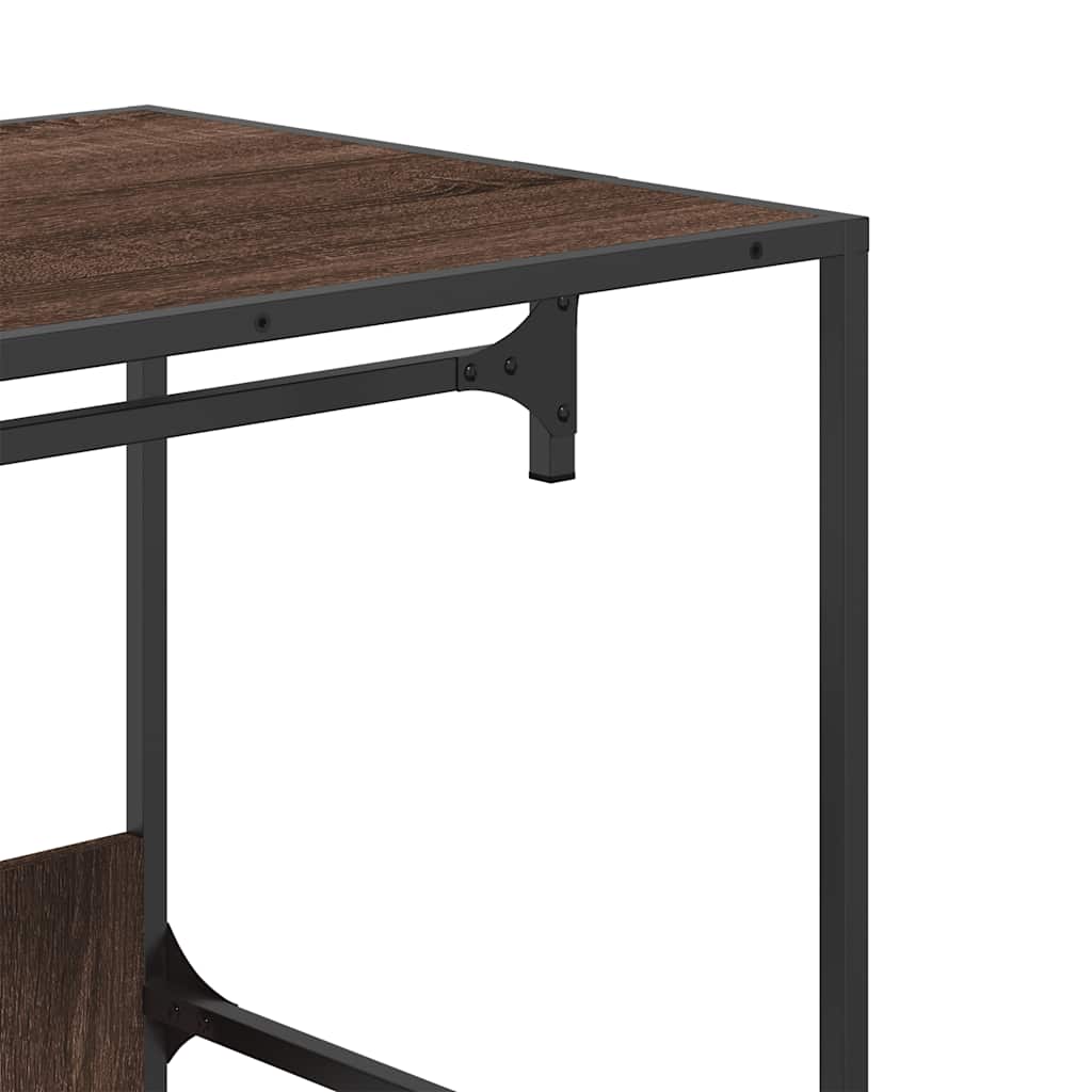 Kleiderständer Braun Eichen-Optik 90X50X180 Cm Holzwerkstoff