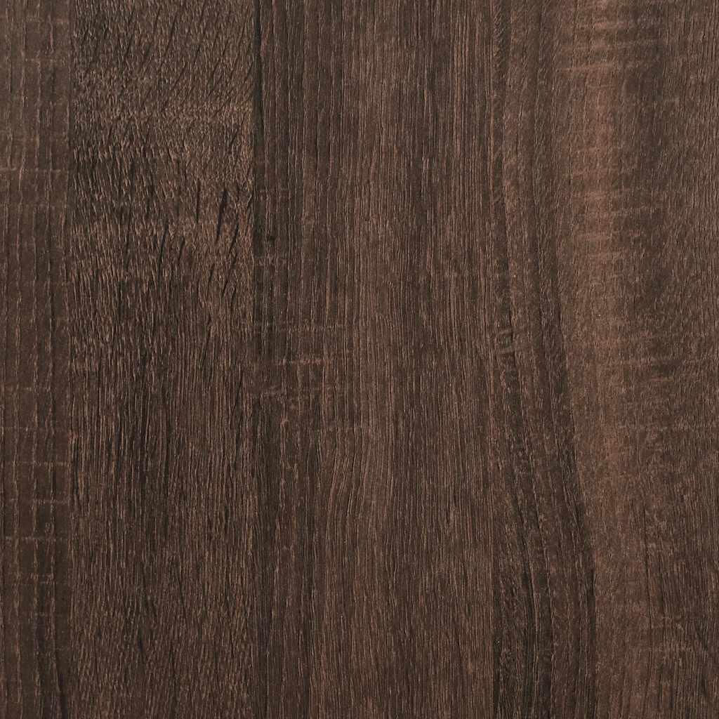 Kleiderständer Braun Eichen-Optik 90X50X180 Cm Holzwerkstoff