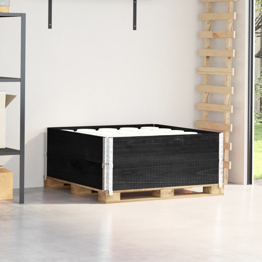 Paletten-Aufsatzrahmen 80×120 Cm Kiefern-Massivholz