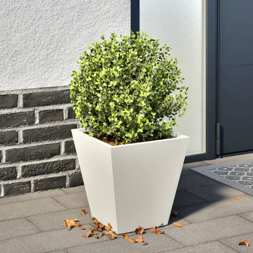 Pflanzkübel 2 Stk. Anthrazit 30X30X30 Stahl