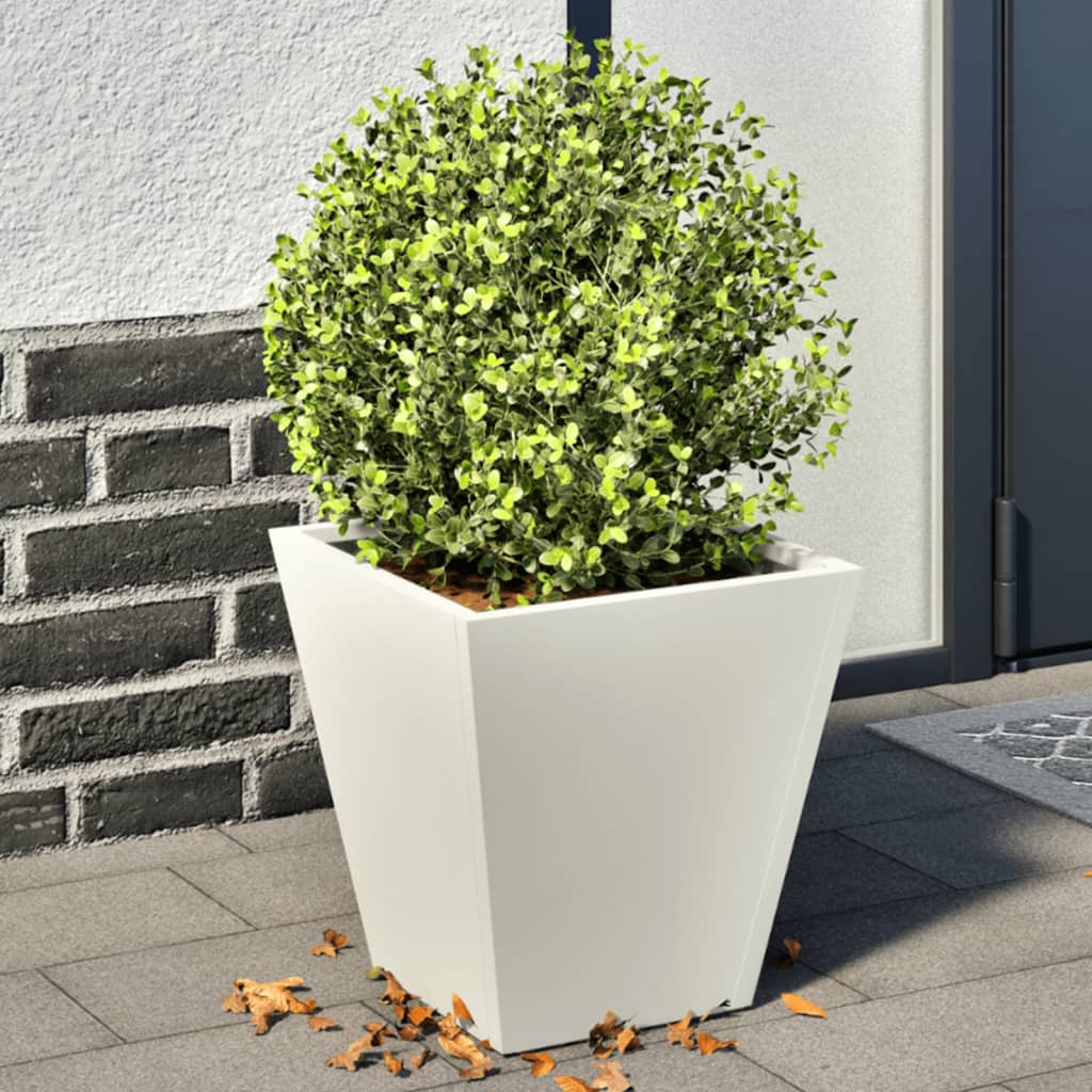 Pflanzkübel 2 Stk. Anthrazit 30X30X30 Stahl
