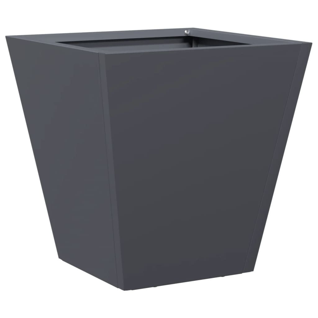 Pflanzkübel 2 Stk. Anthrazit 30X30X30 Stahl