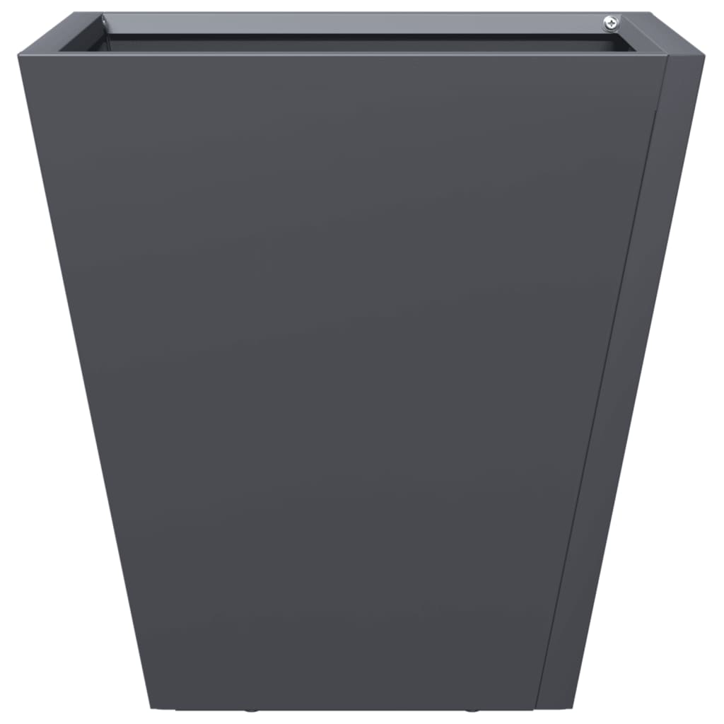 Pflanzkübel 2 Stk. Anthrazit 30X30X30 Stahl