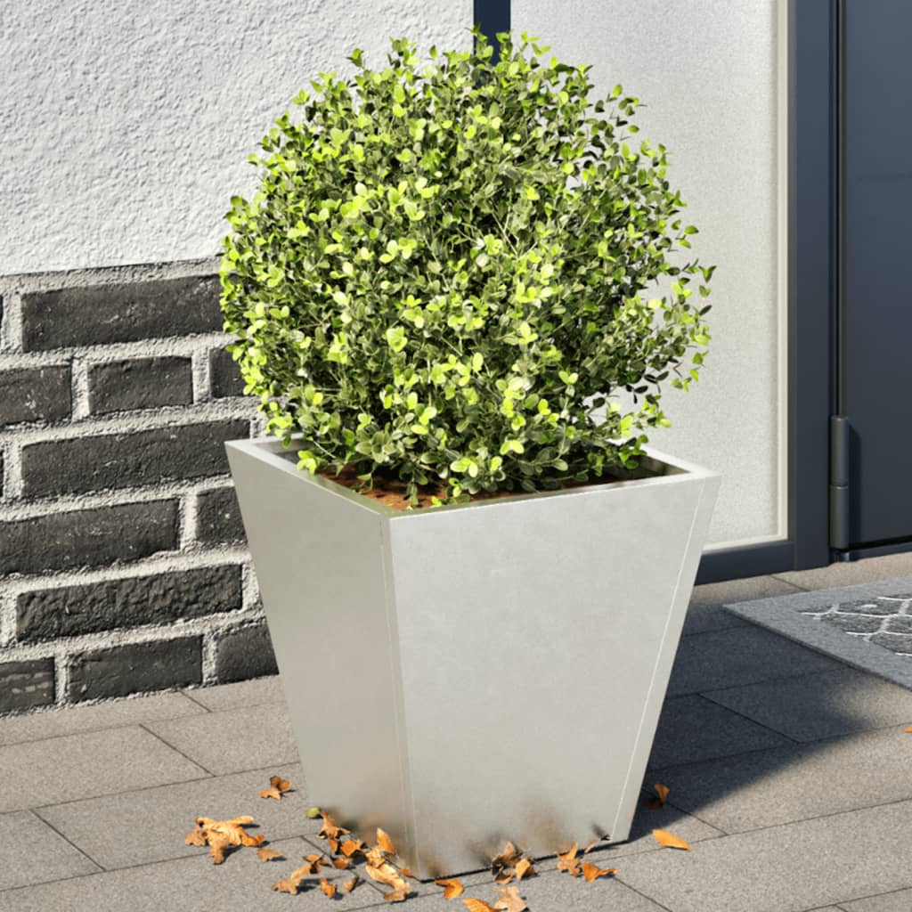 Pflanzkübel 2 Stk. Anthrazit 30X30X30 Stahl