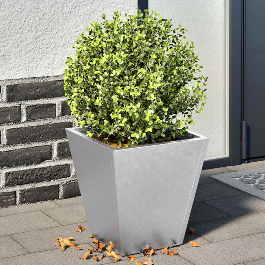 Pflanzkübel 2 Stk. Anthrazit 30X30X30 Stahl