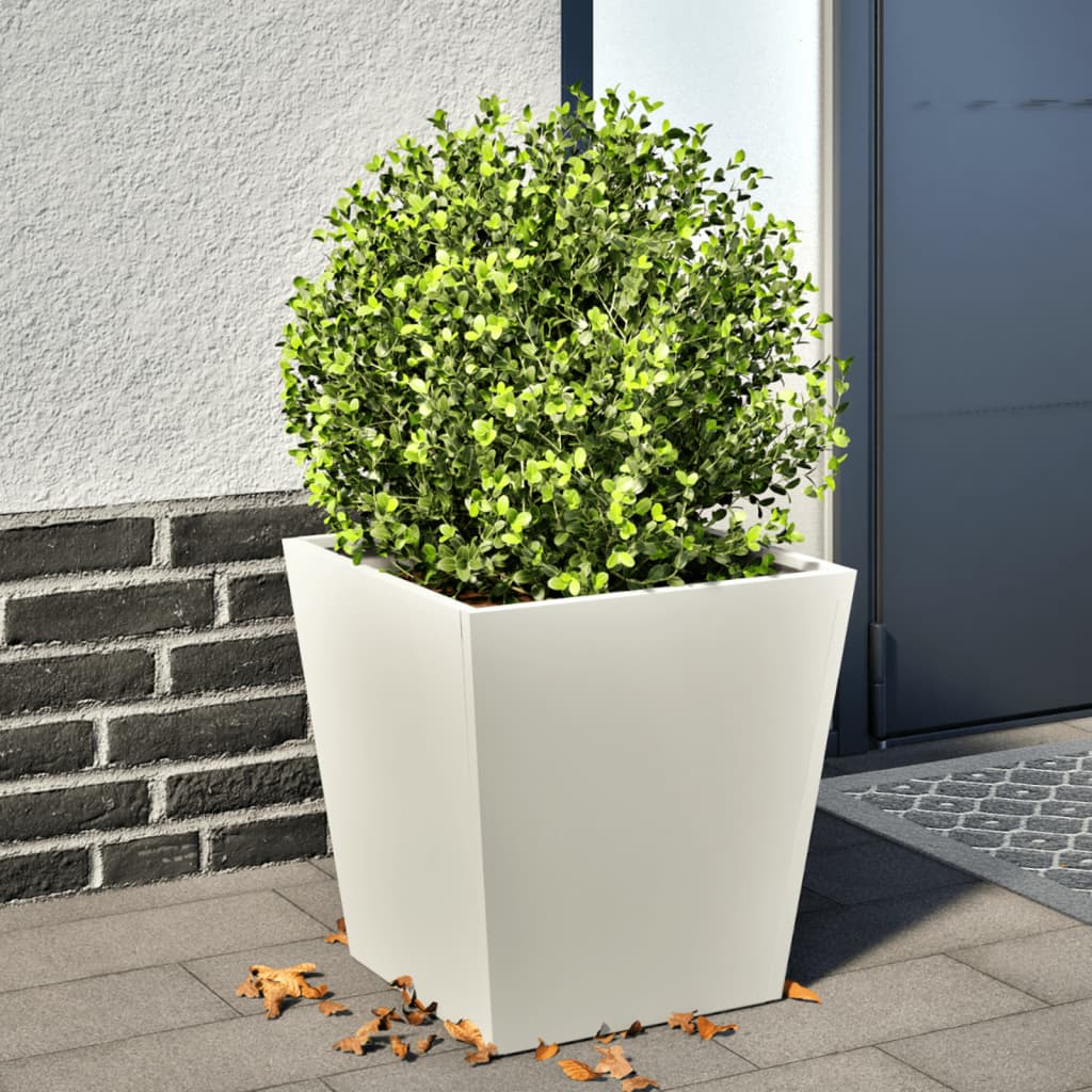 Pflanzkübel 2 Stk. Anthrazit 30X30X30 Stahl