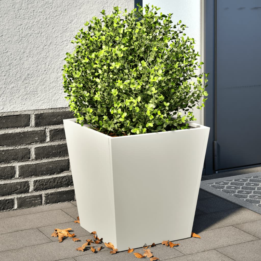 Pflanzkübel 2 Stk. Anthrazit 30X30X30 Stahl