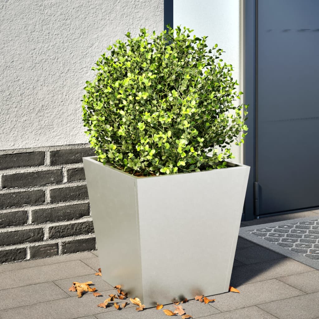 Pflanzkübel 2 Stk. Anthrazit 30X30X30 Stahl