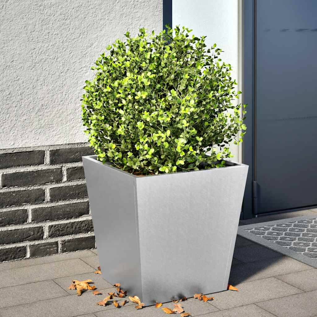 Pflanzkübel 2 Stk. Anthrazit 30X30X30 Stahl