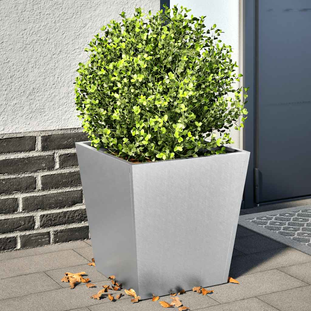 Pflanzkübel 2 Stk. Anthrazit 30X30X30 Stahl