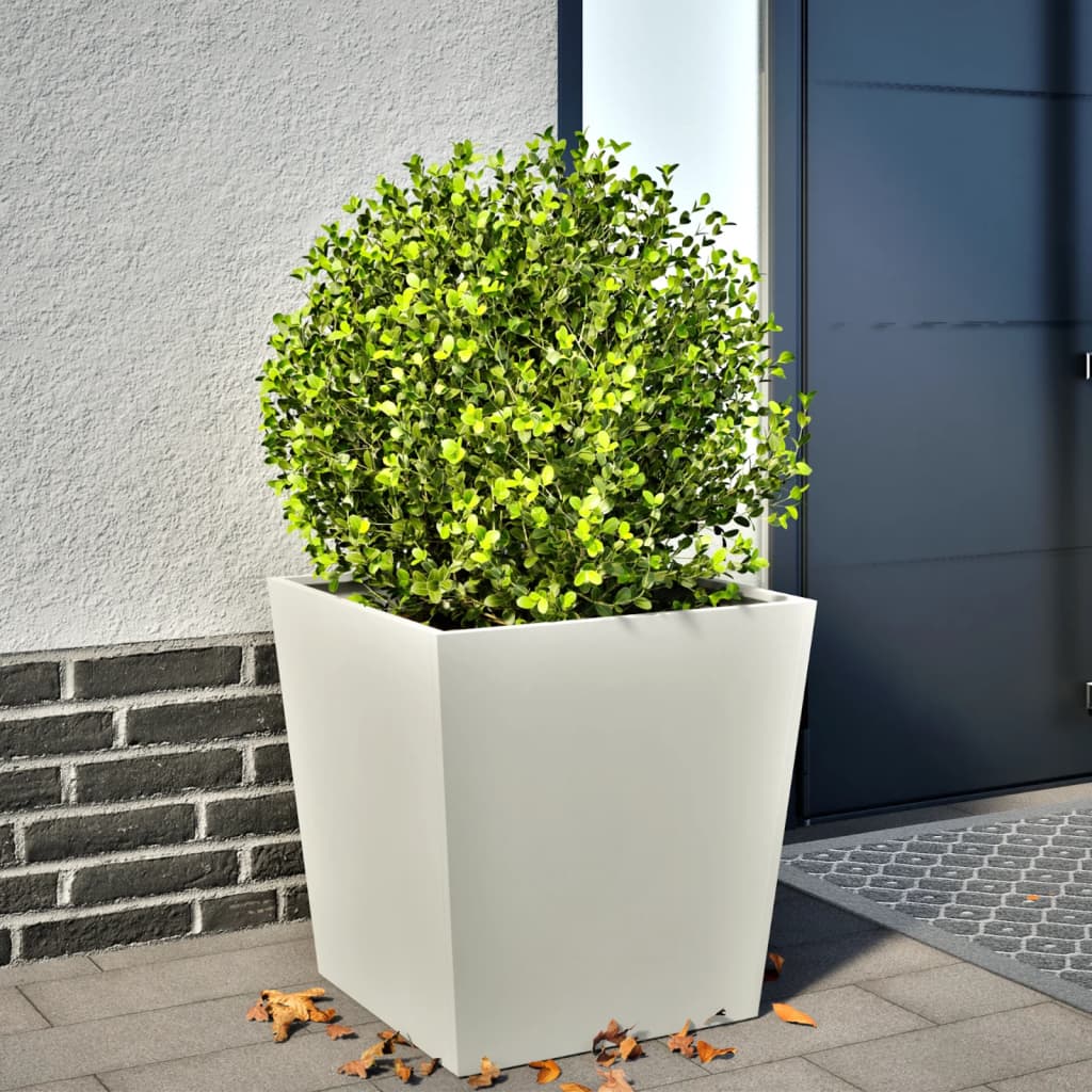 Pflanzkübel 2 Stk. Anthrazit 30X30X30 Stahl
