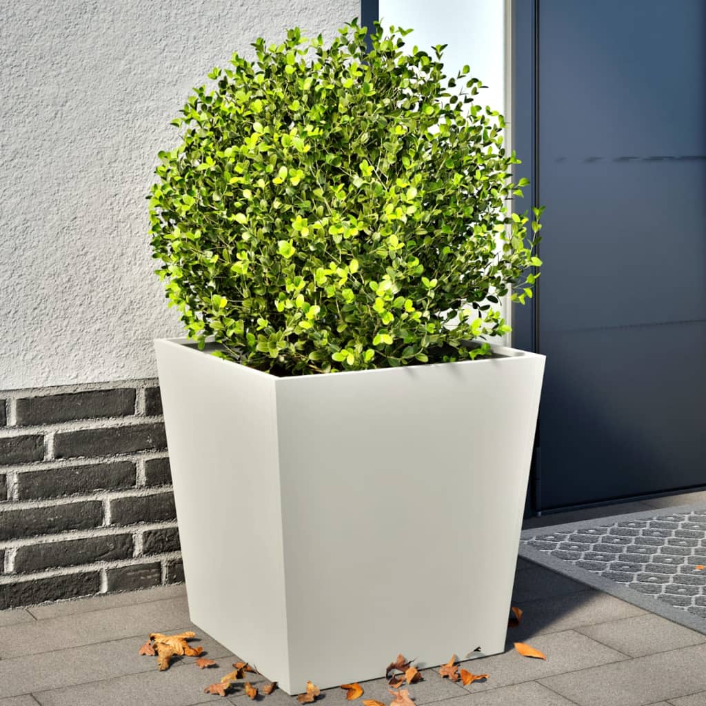 Pflanzkübel 2 Stk. Anthrazit 30X30X30 Stahl