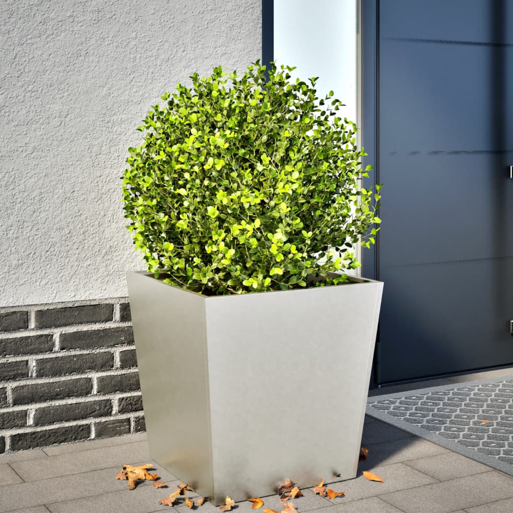 Pflanzkübel 2 Stk. Anthrazit 30X30X30 Stahl