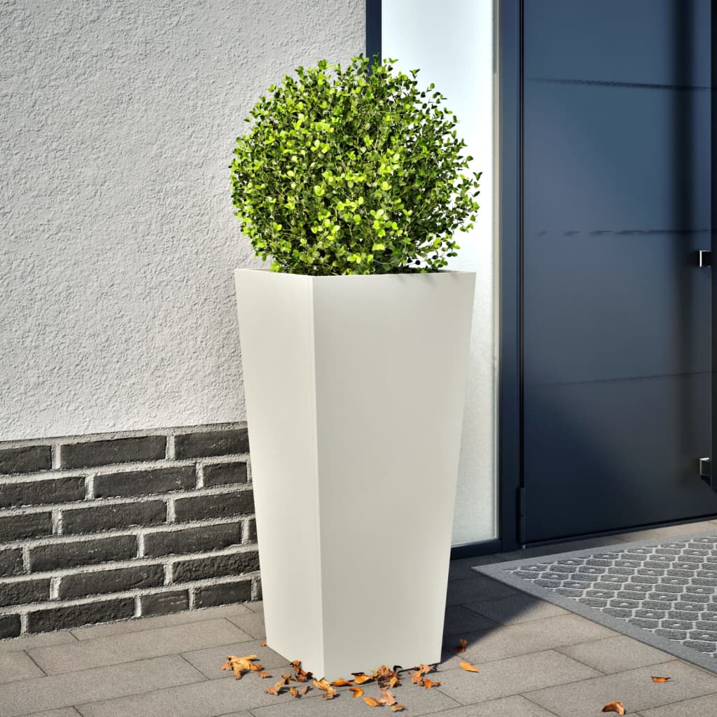 Pflanzkübel 2 Stk. Anthrazit 30X30X30 Stahl
