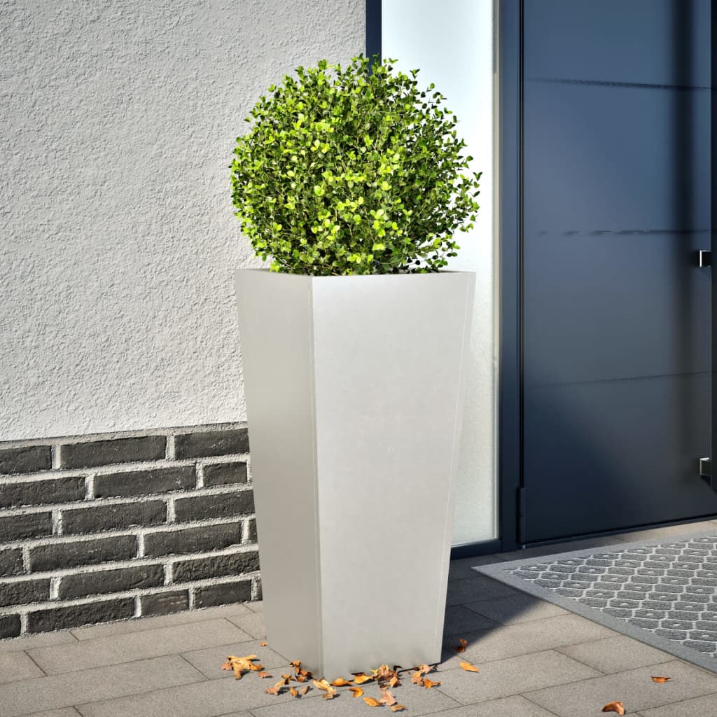 Pflanzkübel 2 Stk. Anthrazit 30X30X30 Stahl