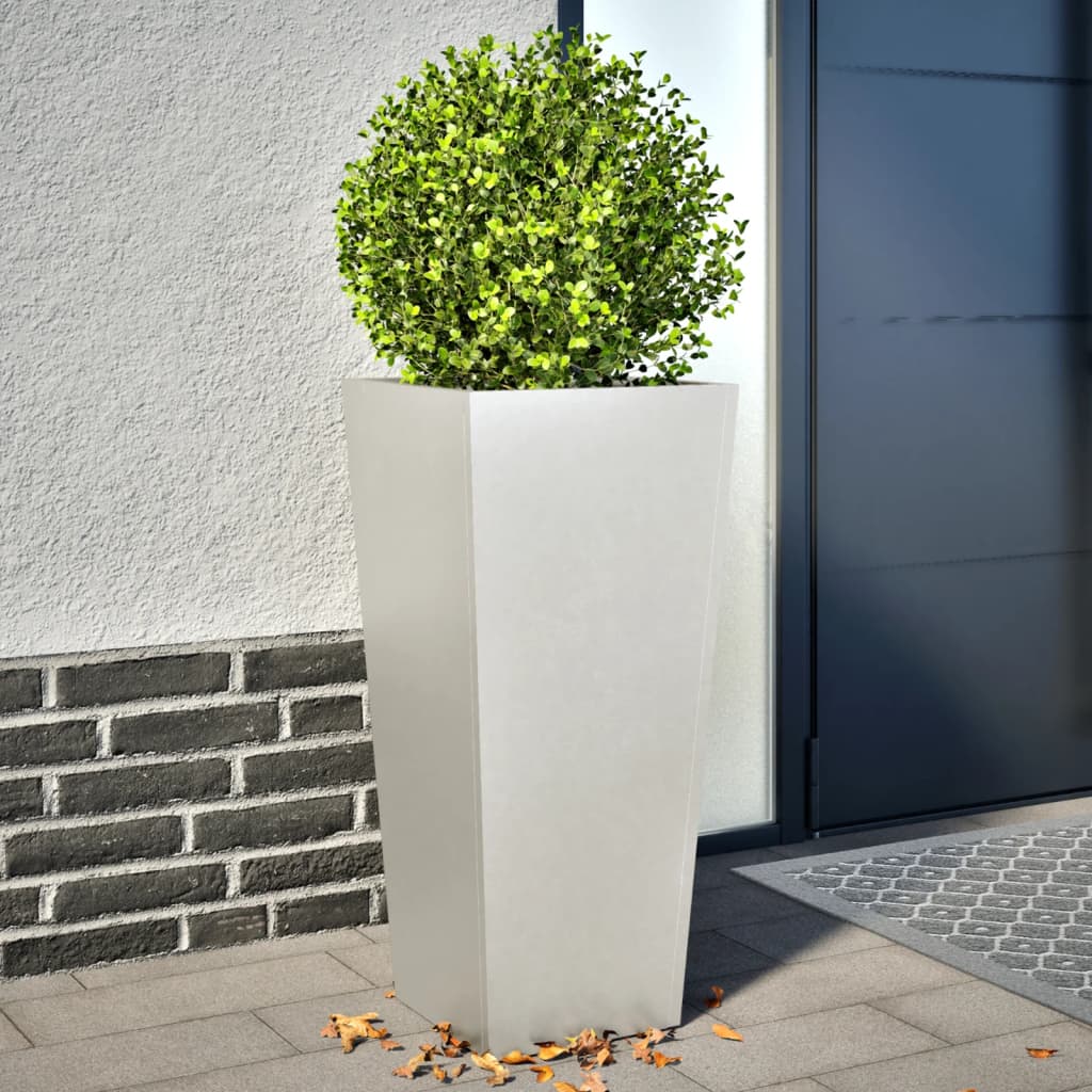 Pflanzkübel 2 Stk. Anthrazit 30X30X30 Stahl