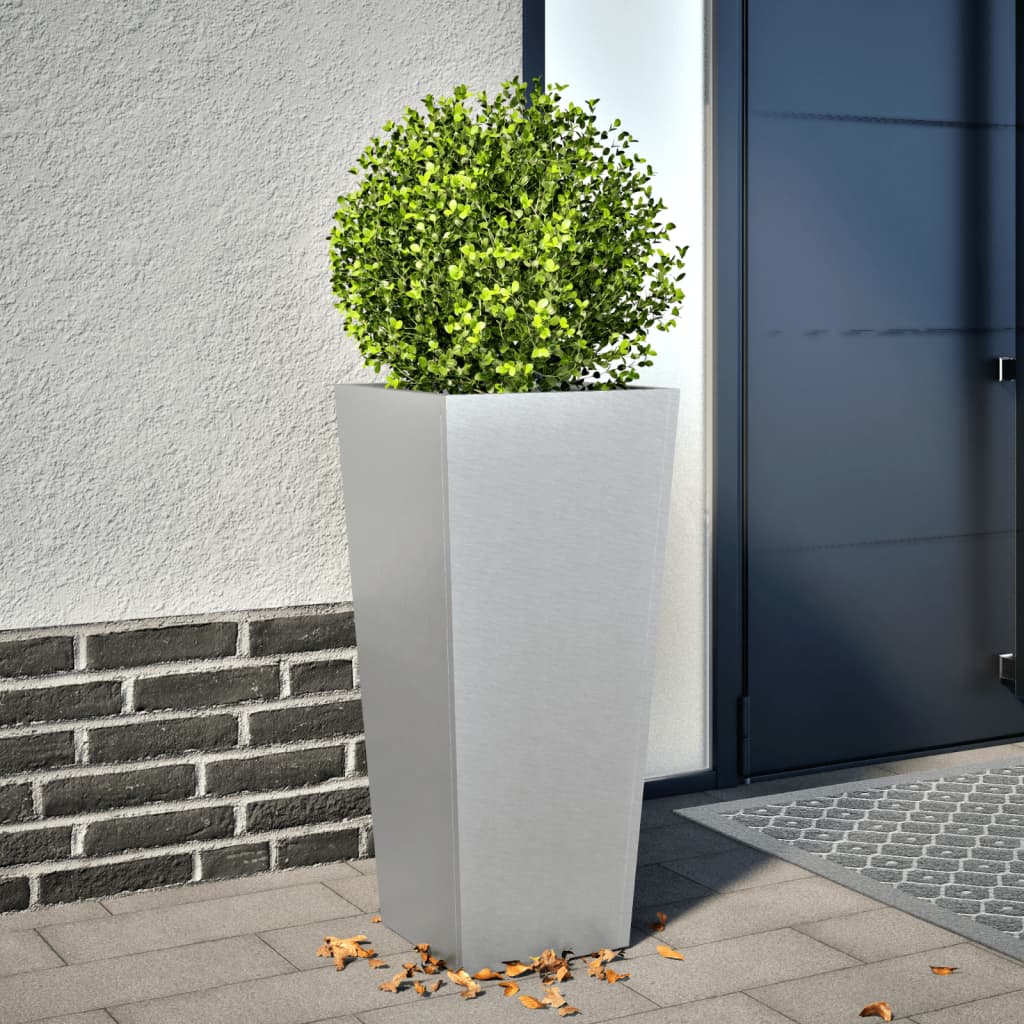 Pflanzkübel 2 Stk. Anthrazit 30X30X30 Stahl