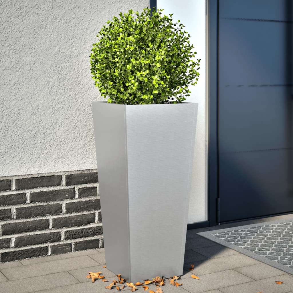 Pflanzkübel 2 Stk. Anthrazit 30X30X30 Stahl