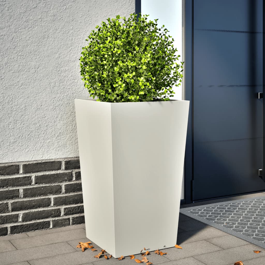 Pflanzkübel 2 Stk. Anthrazit 30X30X30 Stahl
