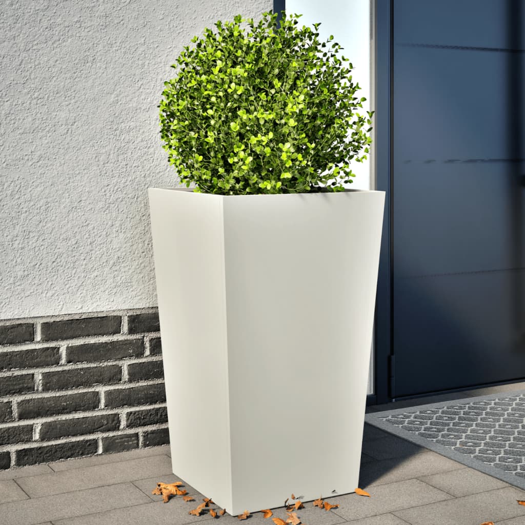 Pflanzkübel 2 Stk. Anthrazit 30X30X30 Stahl