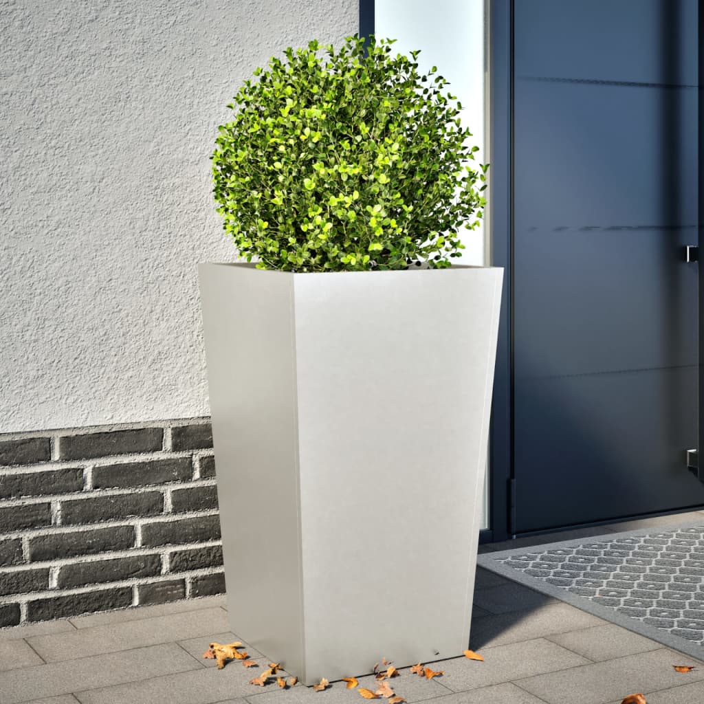 Pflanzkübel 2 Stk. Anthrazit 30X30X30 Stahl