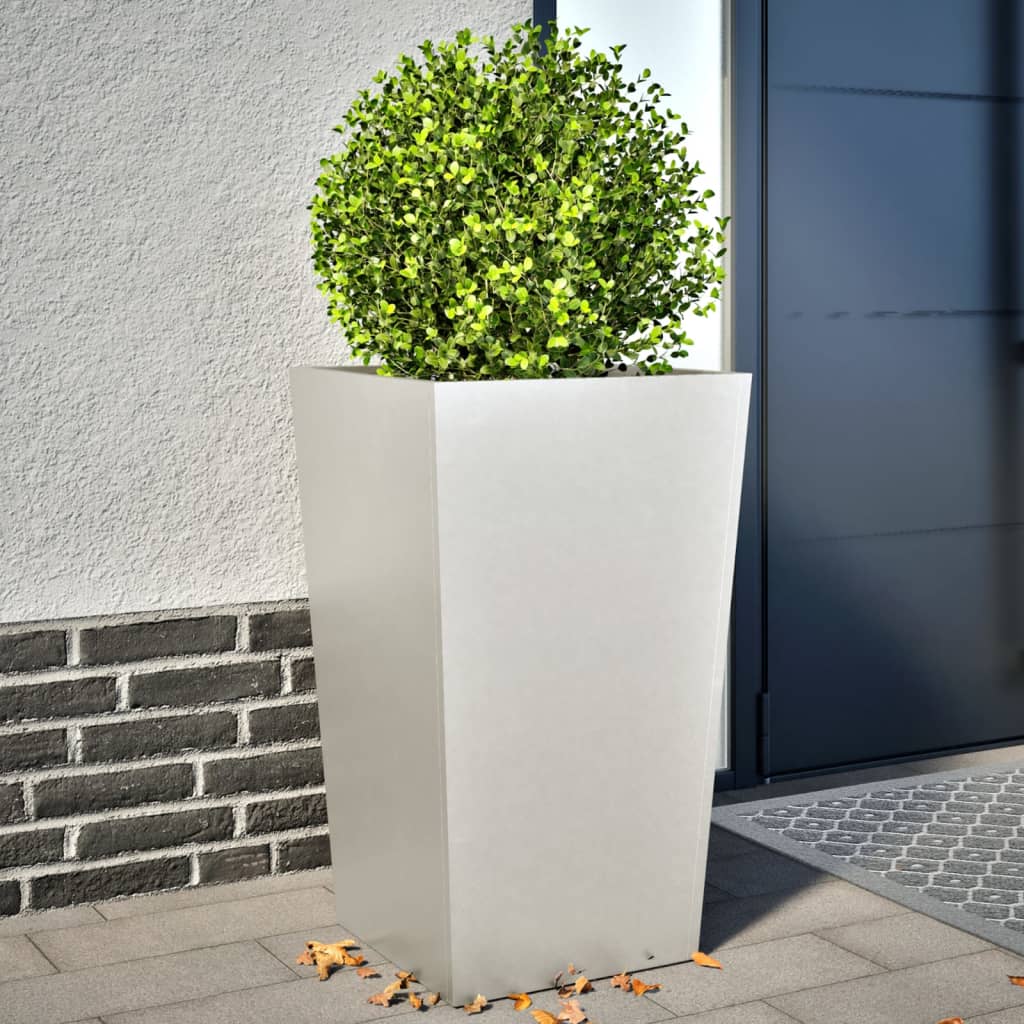 Pflanzkübel 2 Stk. Anthrazit 30X30X30 Stahl