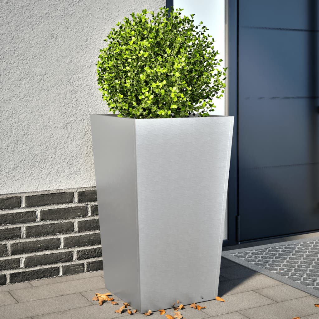 Pflanzkübel 2 Stk. Anthrazit 30X30X30 Stahl