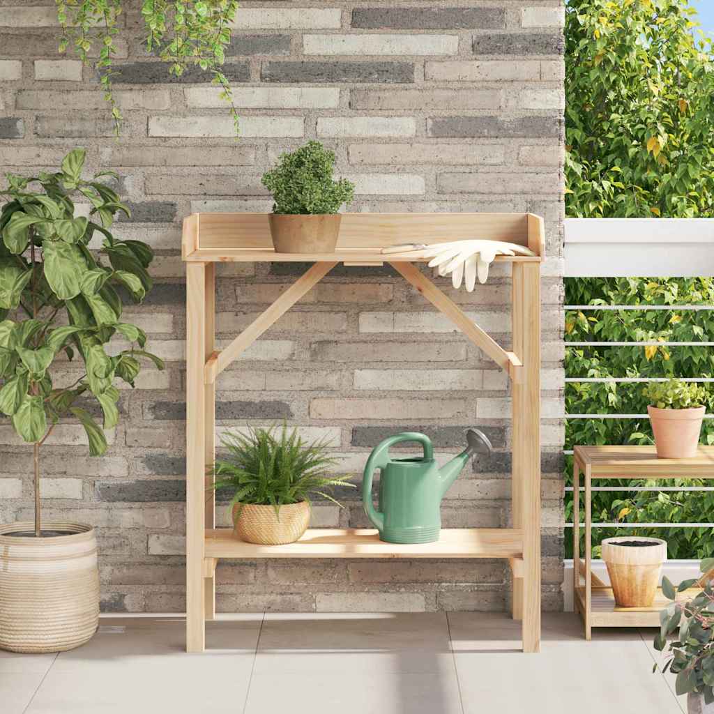 Pflanztisch 75 X 40 X 90 Cm Massives Kiefernholz