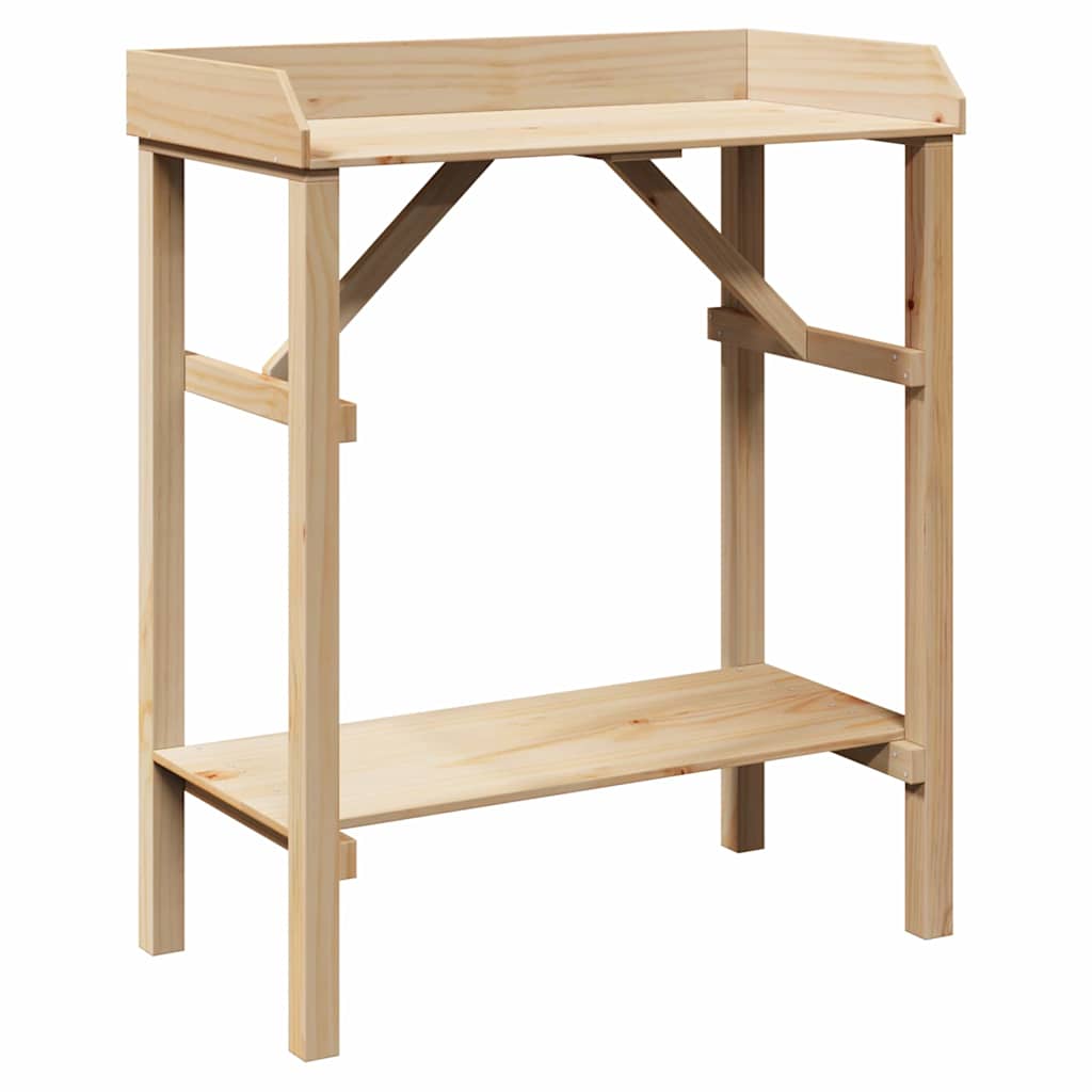 Pflanztisch 75 X 40 X 90 Cm Massives Kiefernholz