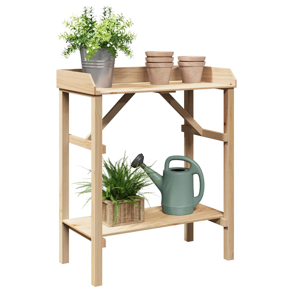 Pflanztisch 75 X 40 X 90 Cm Massives Kiefernholz