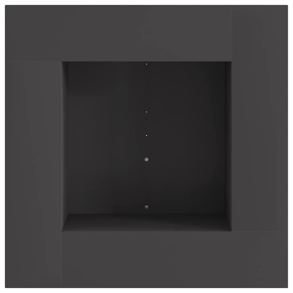 Feuerstelle Schwarz Stahl