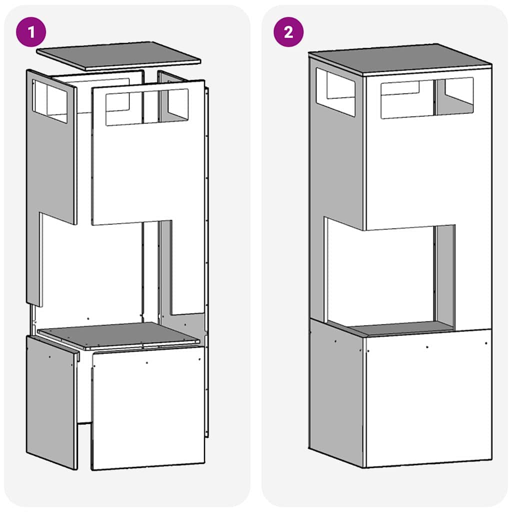 Feuerstelle Braun Stahl