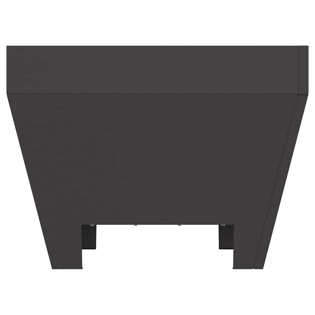 Feuerstelle Schwarz Stahl