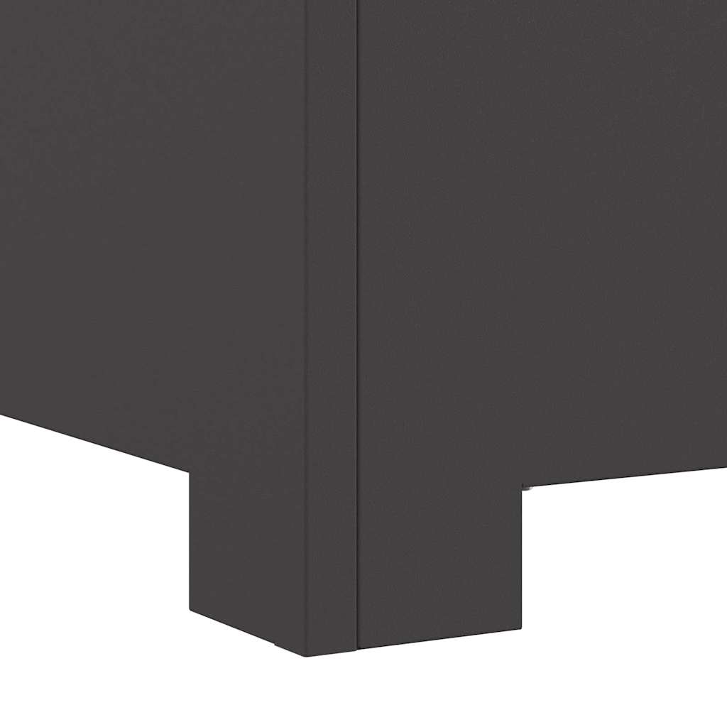 Feuerstelle Schwarz Stahl