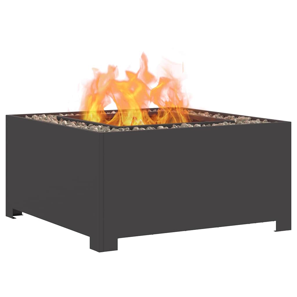 Feuerstelle Schwarz Stahl