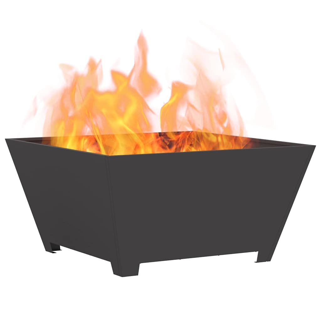Feuerstelle Schwarz Stahl